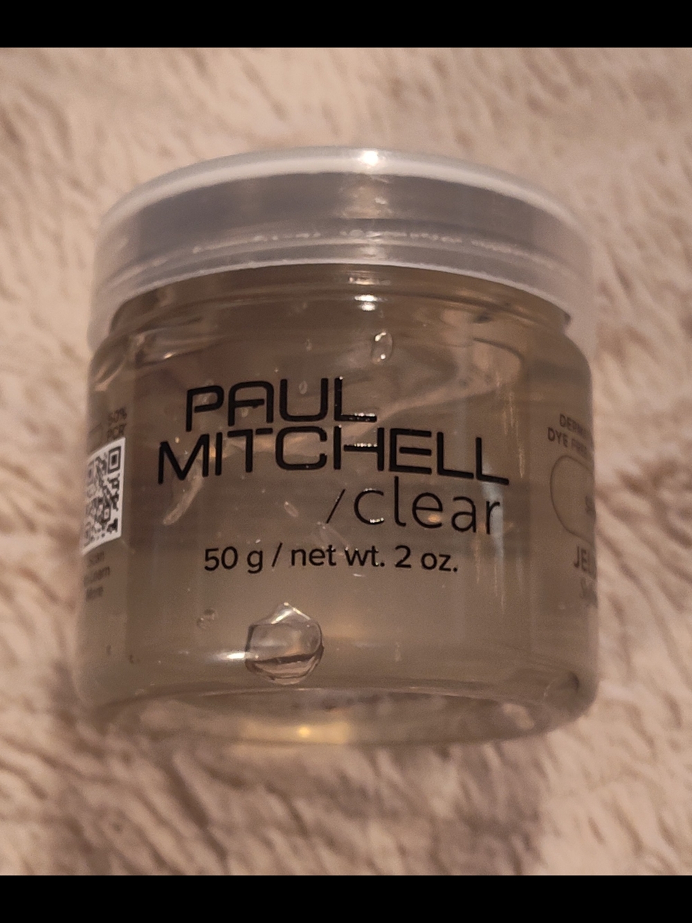NEW! Paul Mitchell/Clear Jelly Mask - Clear 2oz Container